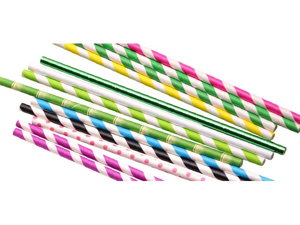 Straight paper straws